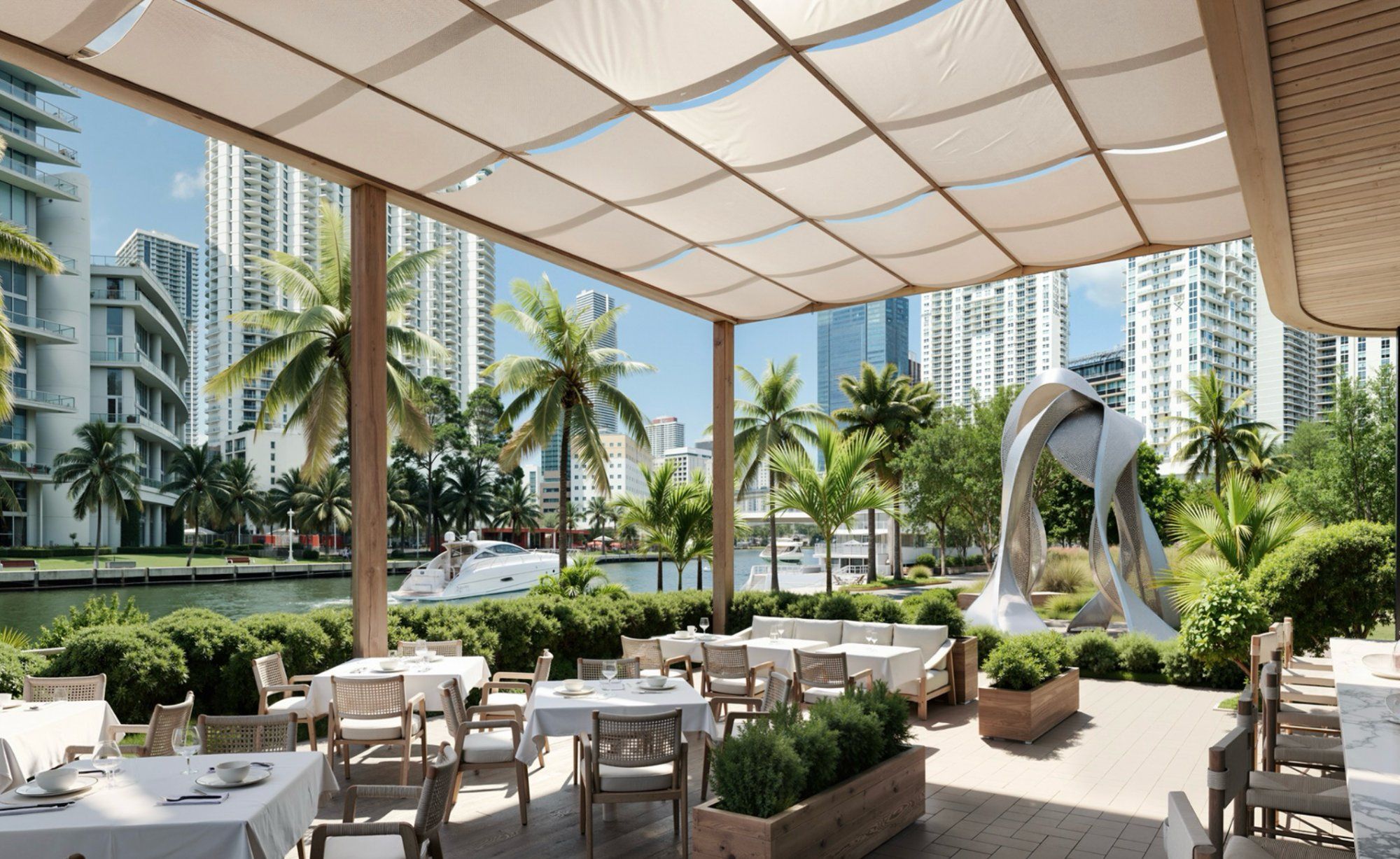 Restaurante waterfront The Standard