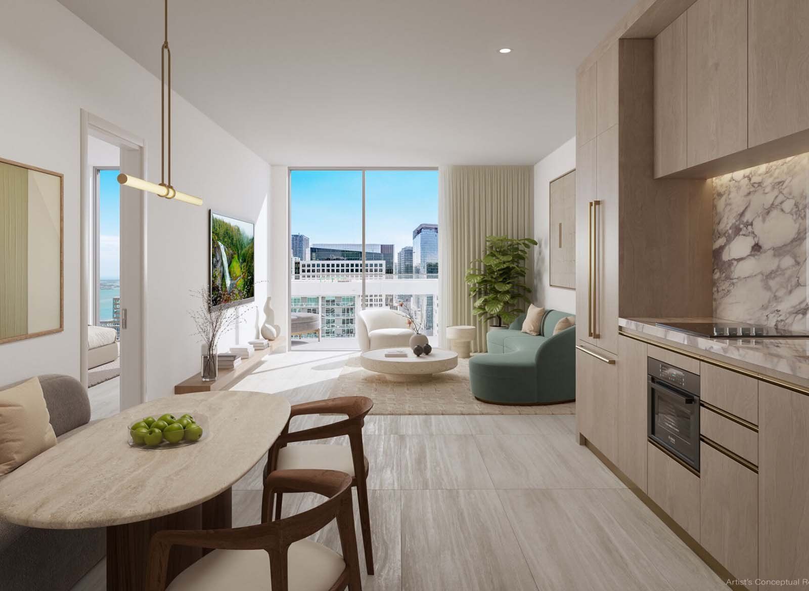 Interior residencia Viceroy Brickell